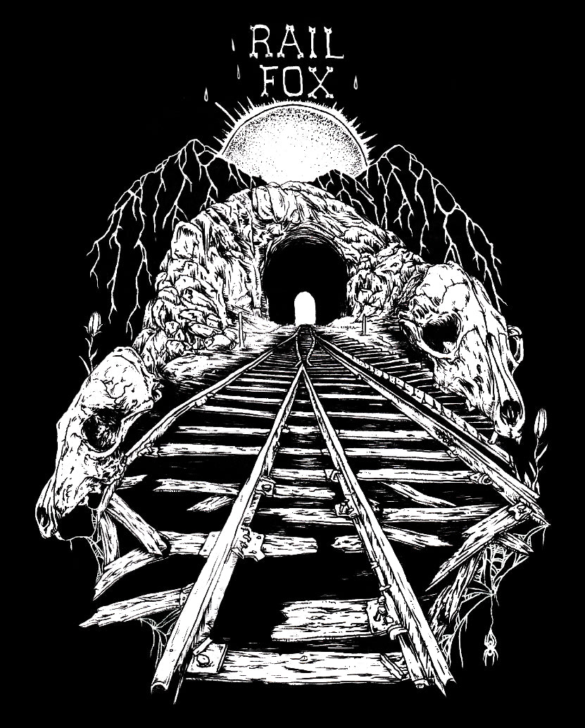 Railfox train tracks and skulls